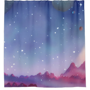 Galaxy, Universe, Stars, Outer Space   Shower Curtain