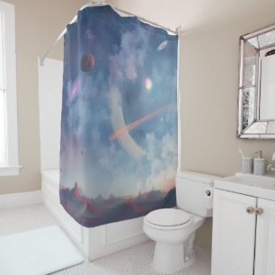 Galaxy, Universe, Stars, Outer Space   Shower Curtain