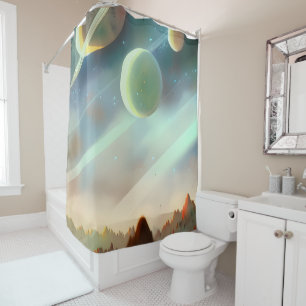 Galaxy, Universe, Stars, Outer Space Shower Curtain