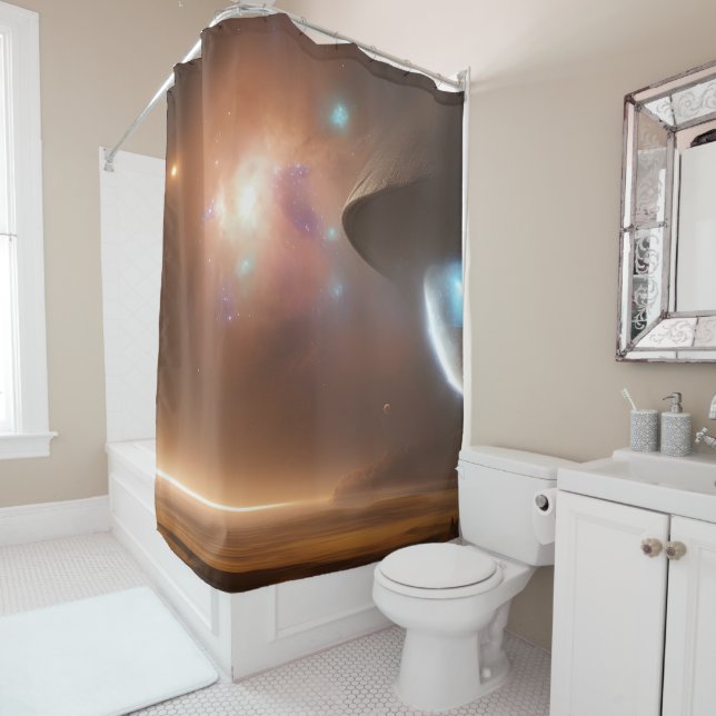 Galaxy, Universe, Stars, Outer Space   Shower Curtain (In Situ)