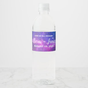 Galaxy Water Labels Personalised