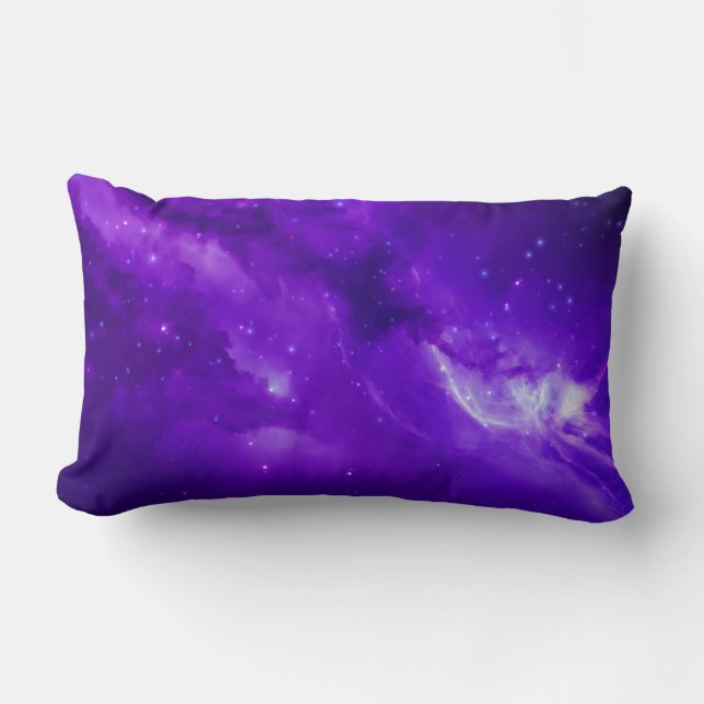 Galaxy with stars in space lumbar cushion (Front)