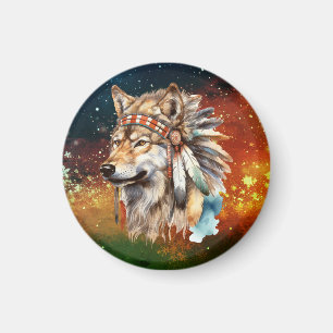 Galaxy Wolf magnet