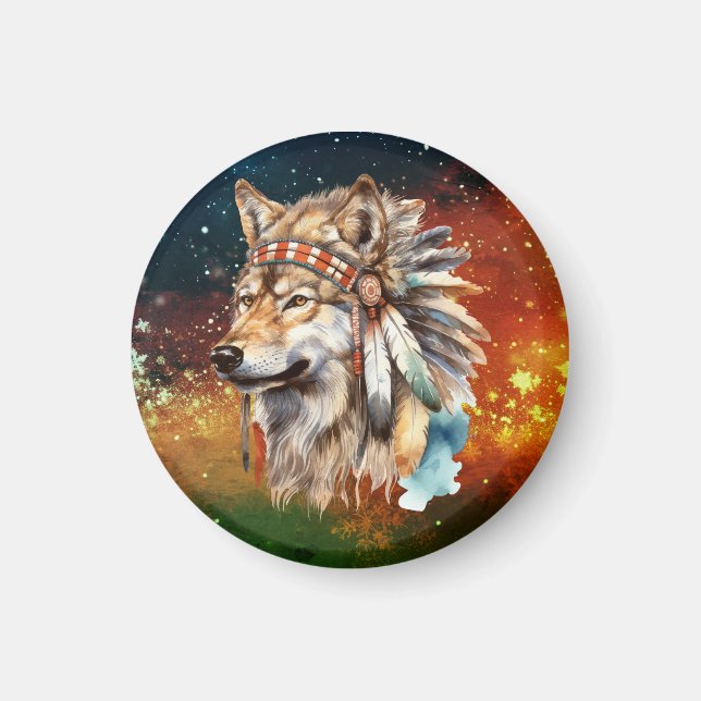 Galaxy Wolf magnet (Front)