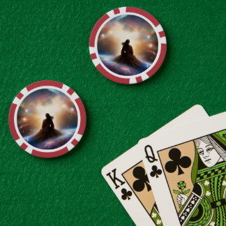 Galaxy Woman Poker Chips
