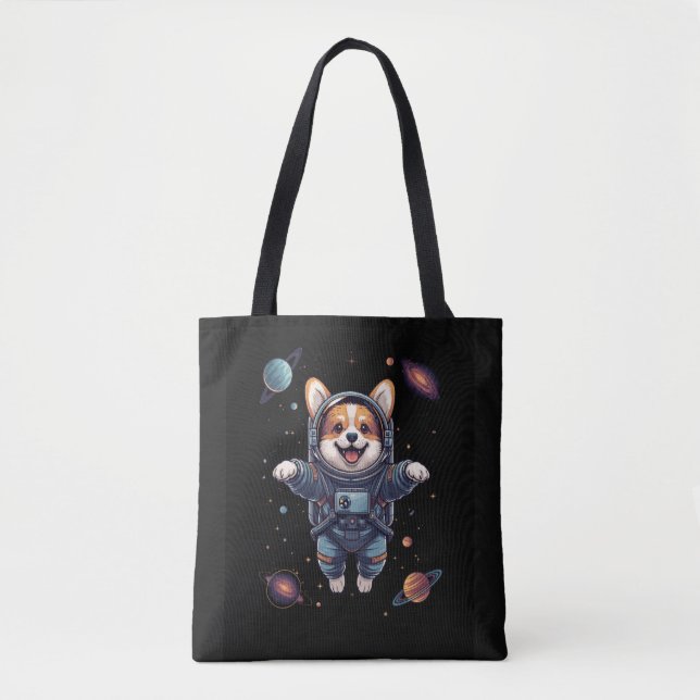 GalaxyDogArt Tote Bag (Front)