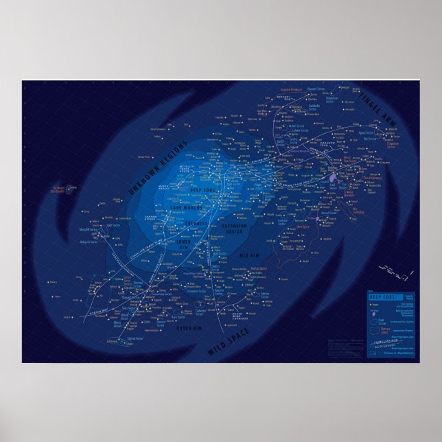 Galaxymap, Papier poster (mat) (Front)