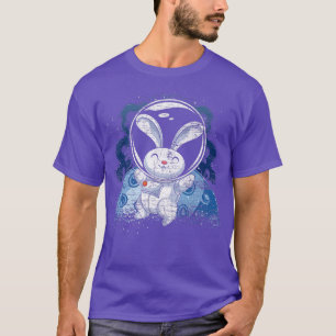 Galay Animal Lover Outer Space Rabbit Cute Astrona T-Shirt