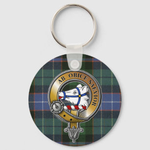 Galbraith Tartan & Badge Key Ring