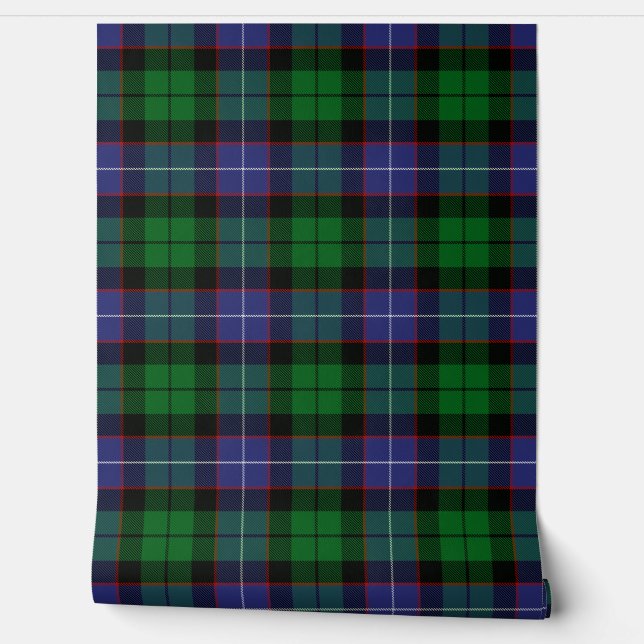 Galbraith Tartan Plaid Scottish Clan Wallpaper (Unrolling)
