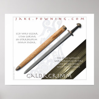 Galdrgrimm by Jake Powning Poster