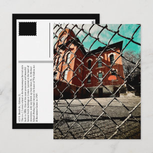 galena feehan hall historic building postcard