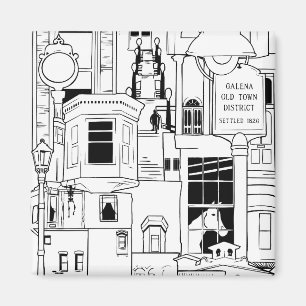 galena illinois collage  magnet