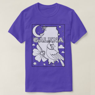 galena illinois state outline T-Shirt
