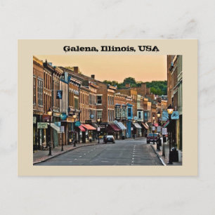 Galena, Illinois, USA Postcard