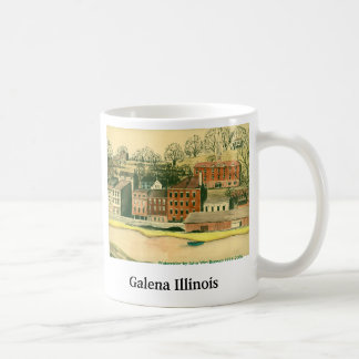 Galena Illinois, Watercolor Coffee Mug