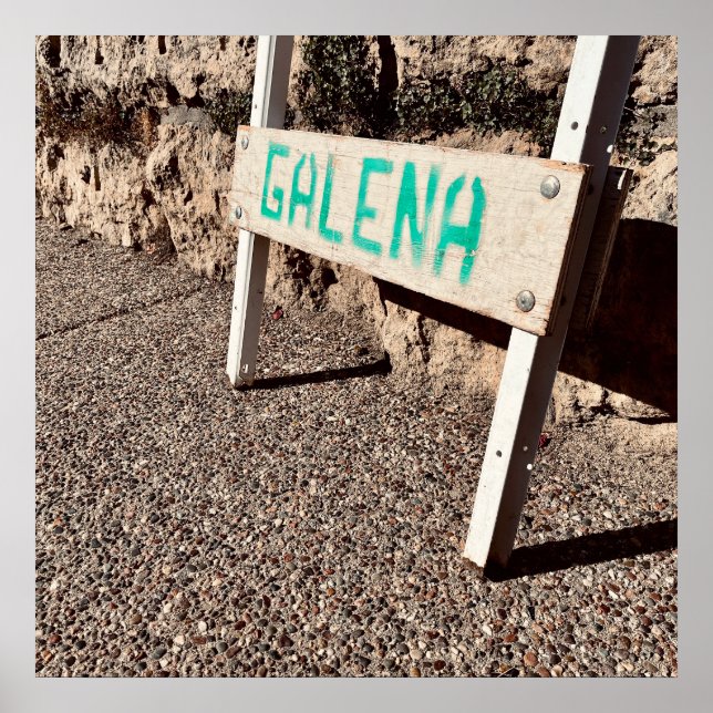 galena sidewalk sign (Front)