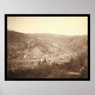 Galena South Dakota 1890 Poster