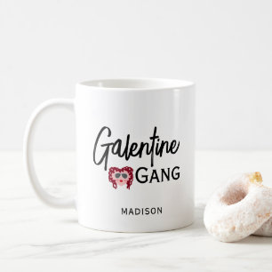 Galentine Gang Best Friend Valentines Personalized Coffee Mug