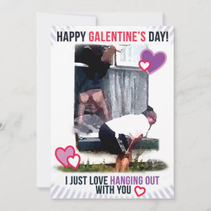 Galentines Card viral video ladies window falling