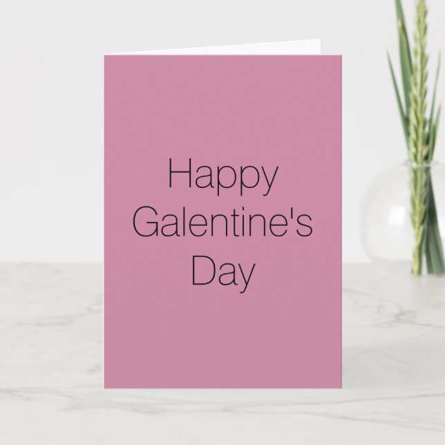 Galentine's Day card (Front)