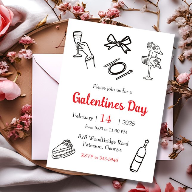 Galentines Day Dinner Invitation (Creator Uploaded)