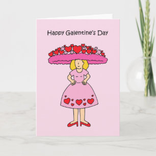 Galentine's Day February 13th Card