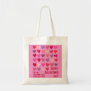 Galentines Day Gal Pal Hearts Artwork Gifts Tote Bag