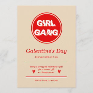 Galentine's Day Invitation Design