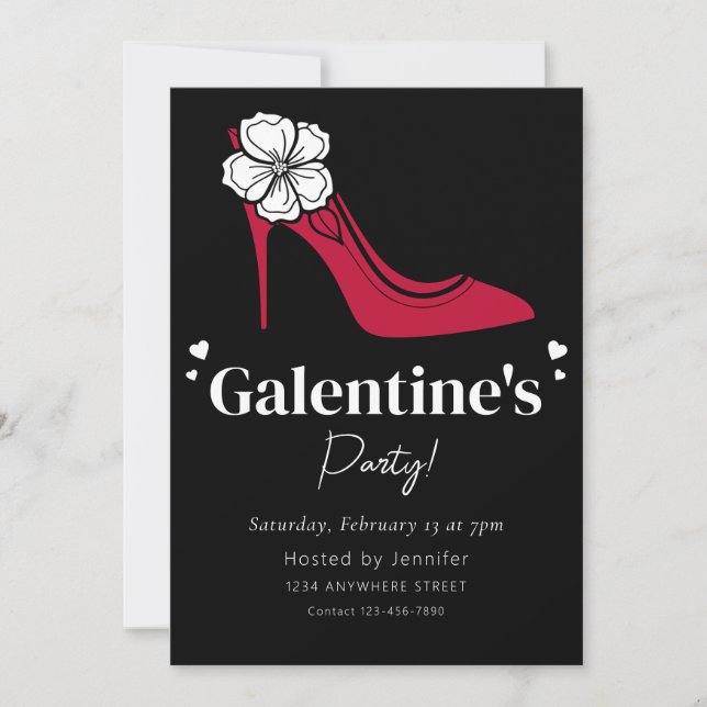  Galentine's Day Party Invitation (Front)