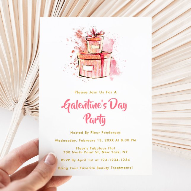 Galentine's Day, Valentine's Day Party Invitation (Creator Uploaded)