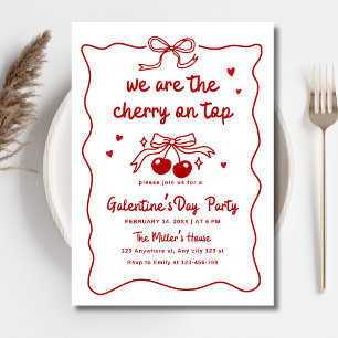 Galentines Day, Valentines Party Girls Night Party Invitation