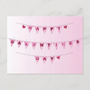 Galentine's Flags - Postcard