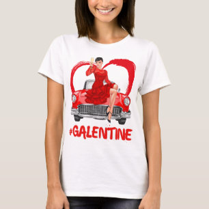 Galentines Valentines Woman Women Galentine Love T-Shirt