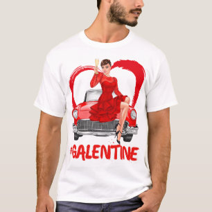 Galentines Valentines Woman Women Galentine Love T-Shirt