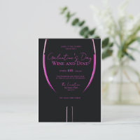 Galentine's Wine and Dine Postcard