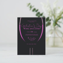 Galentine's Wine and Dine Postcard