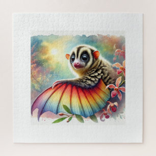 Galeopithecus Majesty 290824AREF145 - Watercolor Jigsaw Puzzle