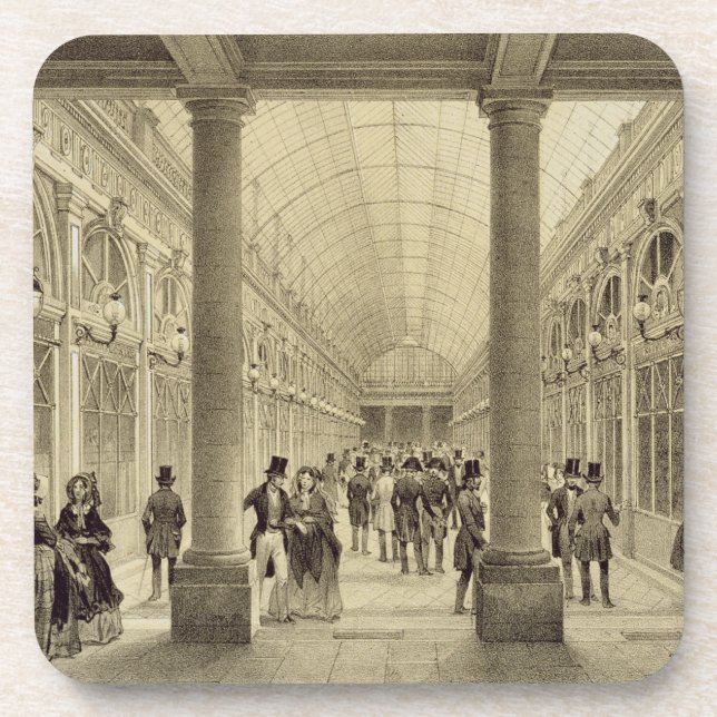 Galerie d'Orleans at the Palais Royal, from 'Paris Coaster (Front)