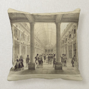 Galerie d'Orleans at the Palais Royal, from 'Paris Cushion