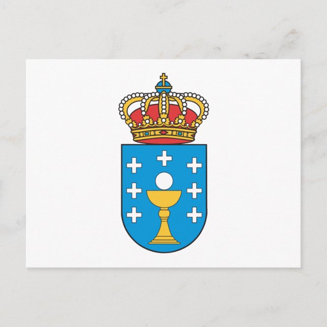 Galicia Coat of Arms Postcard (Front)