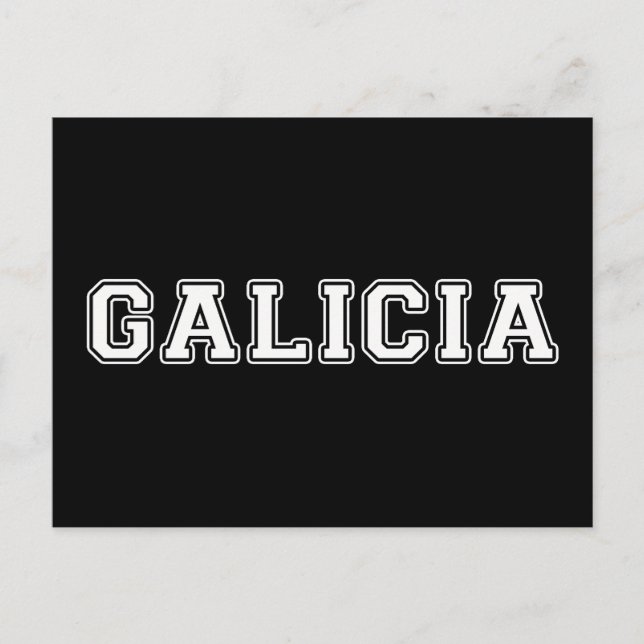 Galicia Postcard (Front)