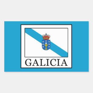 Galicia Rectangular Sticker