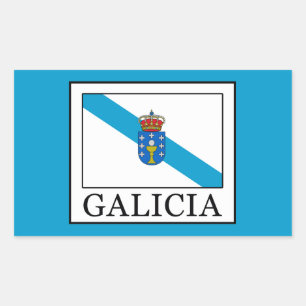 Galicia Rectangular Sticker