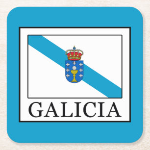 Galicia Square Paper Coaster