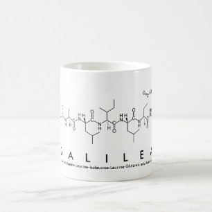 Galilea peptide name mug