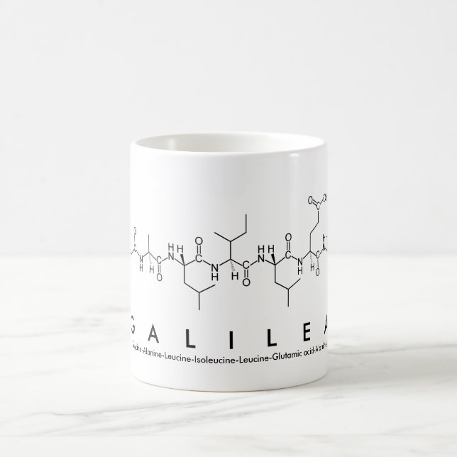 Galilea peptide name mug (Center)