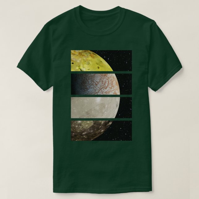 Galilean Moons of Jupiter T-Shirt (Design Front)