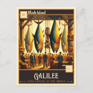 Galilee, Rhode Island   Vintage Postcard