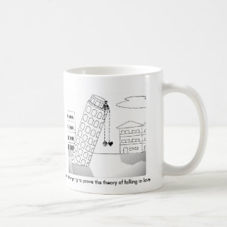 Galileo attempting to prove the theory...mug coffee mug